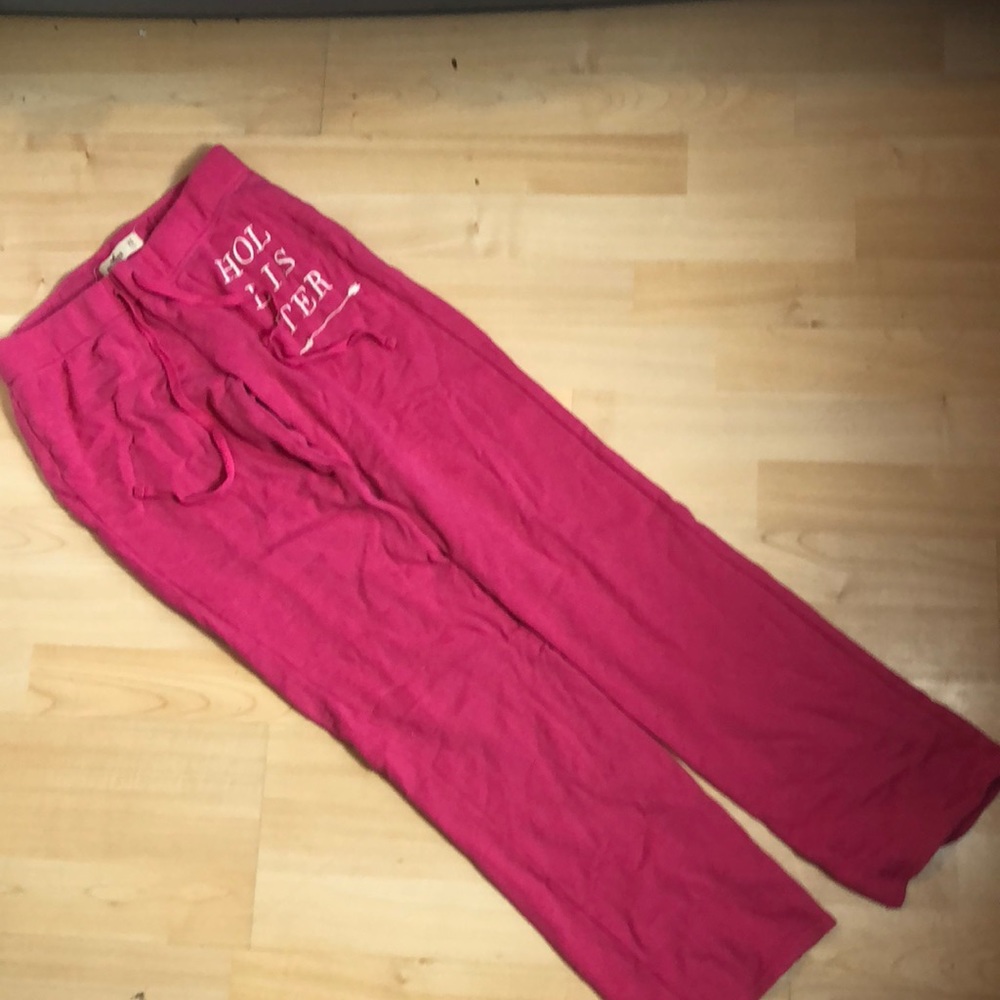 Matching pink Hollister sweat set